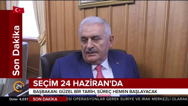 Erken seçim tarihi 24 Haziran