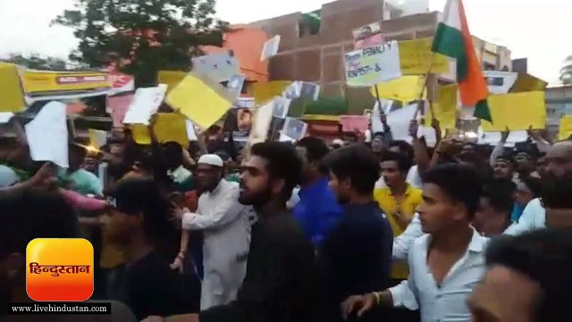 आशिफा को न्याय दिलाने को लेकर गिरिडीह में सड़क पर उतरे लोग