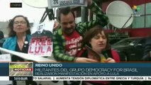 Reino Unido: Democracy For Brasil protesta en Londres a favor de Lula