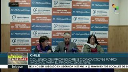 Chile: profesores convocan paro regional para marchar por la educación