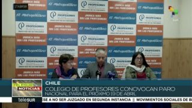 Chile: profesores convocan paro regional para marchar por la educación