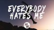 The Chainsmokers - Everybody Hates Me (Lyrics / Lyric Video) James Carter x NLSN Remix