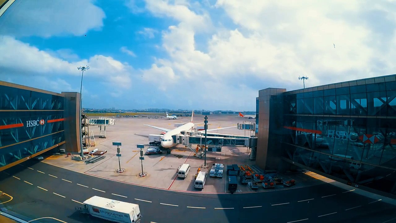 Timelapse sur l'aéroport de Bombay