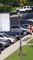 Moving Truck Destroys Parked Car