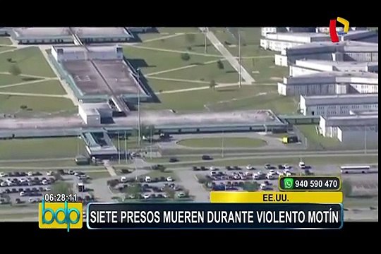 EEUU: 7 reos muertos, 17 heridos deja pelea dentro de cárcel en Carolina del Sur