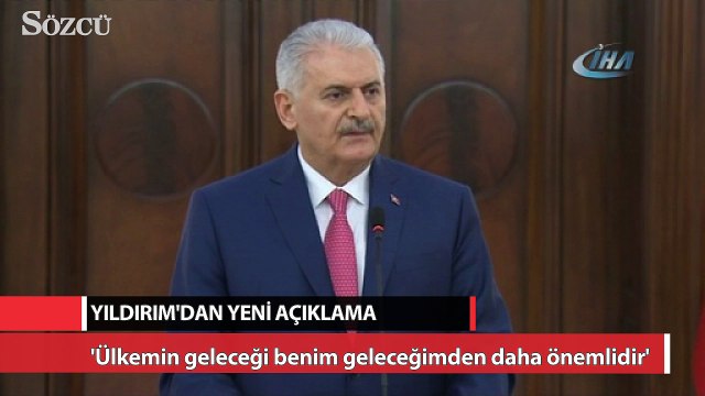 Başbakan Yıldırım’dan erken seçim açıklaması
