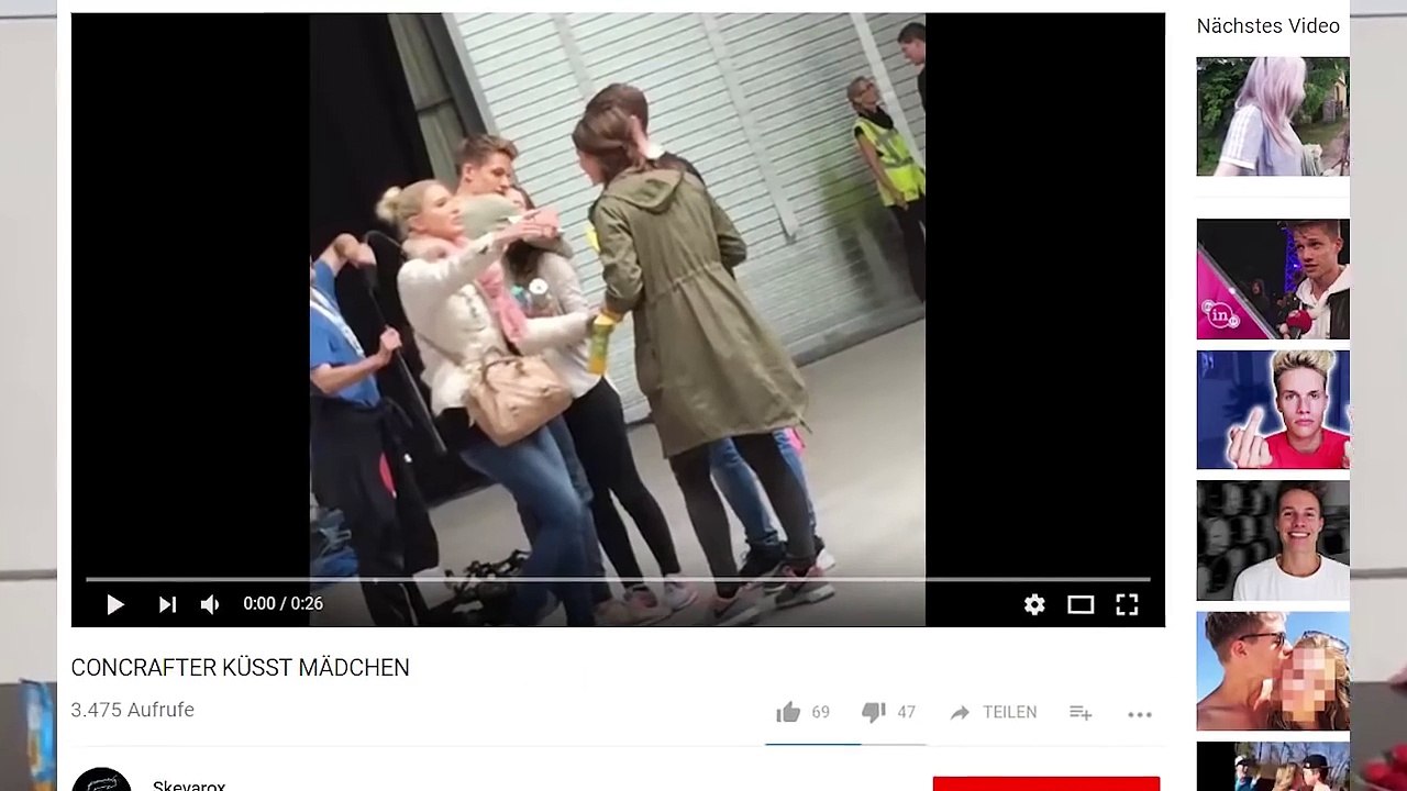 Kuss-Video aufgetaucht: Hat Luca Concrafter eine Freundin?