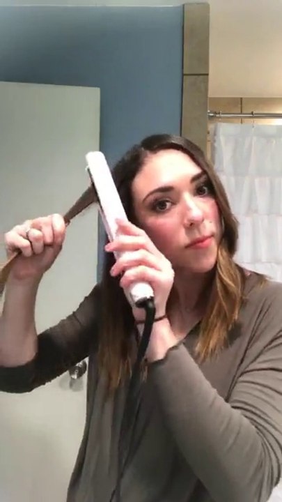 Curly to Straight Hair Tutorial - How to get Straight Hair