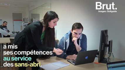 Jeune étudiante, elle crée un site pour aider les SDF