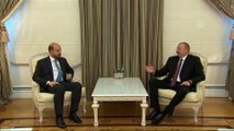 Gençlik ve Spor Bakanı Bak ile Bilal Erdoğan Aliyev'le görüştü - BAKÜ