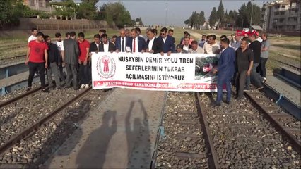 Mardin Nusaybin'de Tren Seferlerinin Yeniden Başlatılması İçin Açıklama Yapıldı Hd