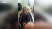 Sweet girl with spina bifida doing wheelchair tricks will warm your heart