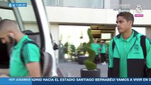 El Real Madrid deja Valdebebas rumbo al Santiago Bernabéu antes de enfrentarse al Athletic