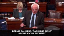 Bernie Sanders: ‘Cardi B Is Right’ About Social Security