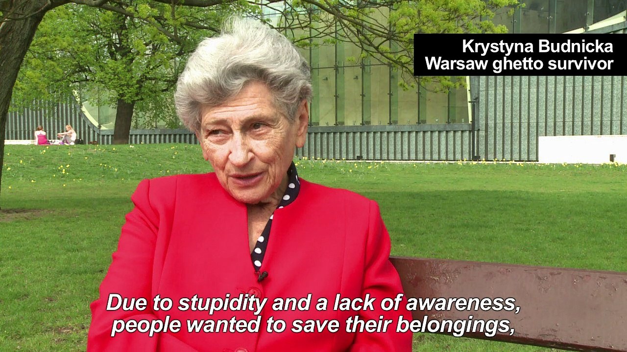 Warsaw Ghetto survivor recalls losing her famil...