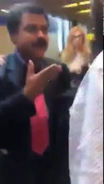 karachi airport officer abusing Pakistan