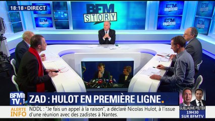 Évacuation de la Zad : Nicolas Hulot monte en première ligne