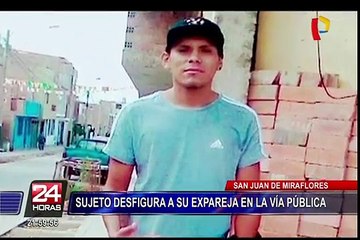 SJM: barrista desfigura a su expareja tras discusión