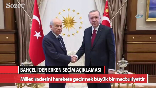 Bahçeli’den erken seçim açıklaması