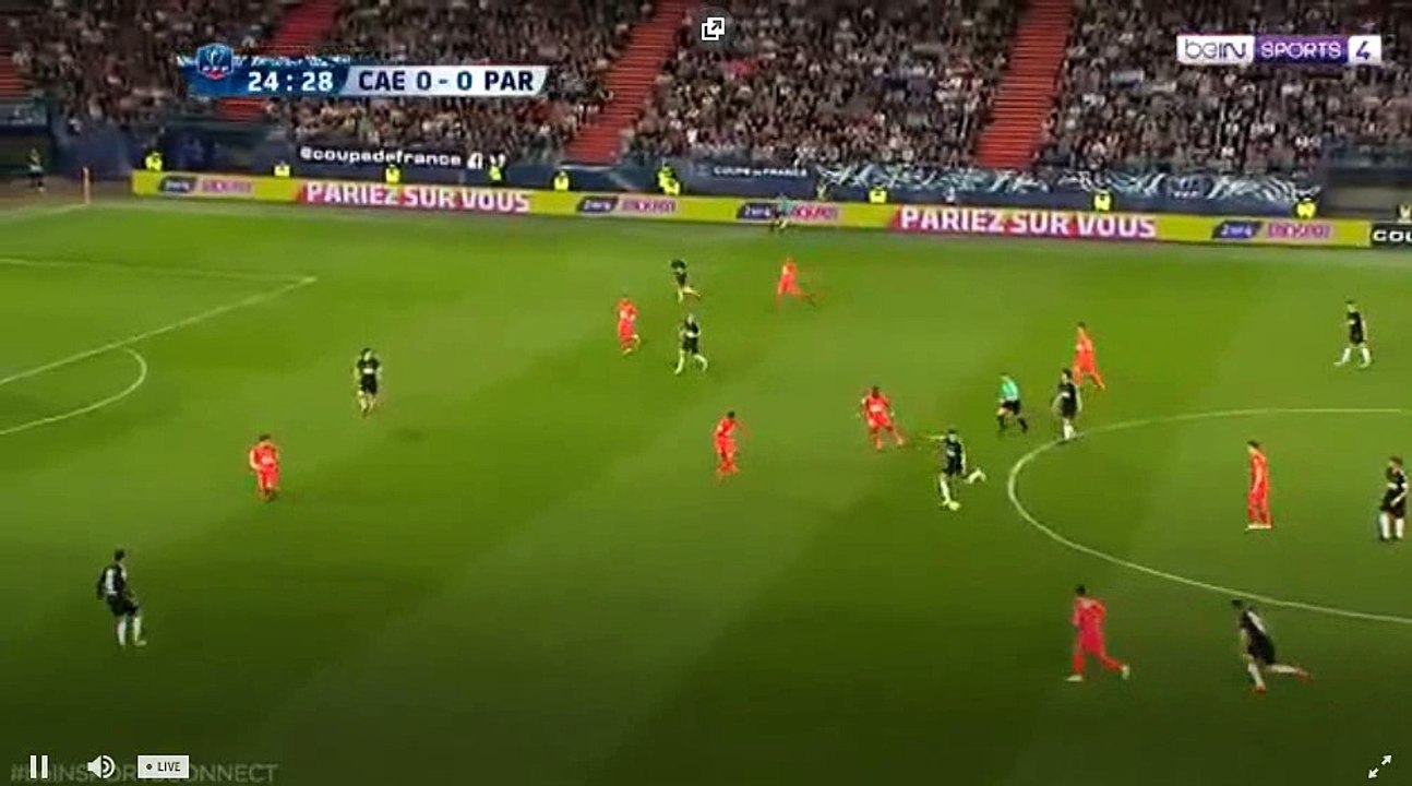 Kylian Mbappe Goal HD -  Caen	0-1	Paris SG 18.04.2018