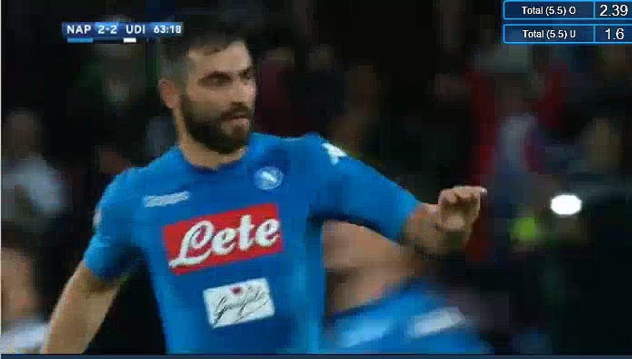 Raul Albiol Goal HD - Napoli 2-2 Udinese 18.04.2018