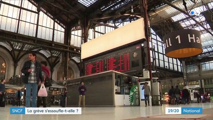 Grève à la SNCF: la mobilisation des cheminots s'essouffle-t-elle ?