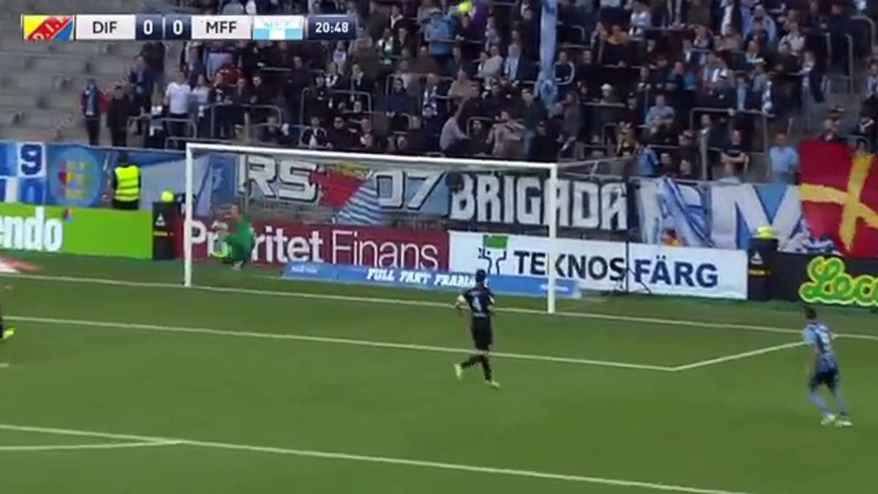 Djurgardens 3:0 Malmoe (Sweden. Allsvenskan. 18 April 2018)