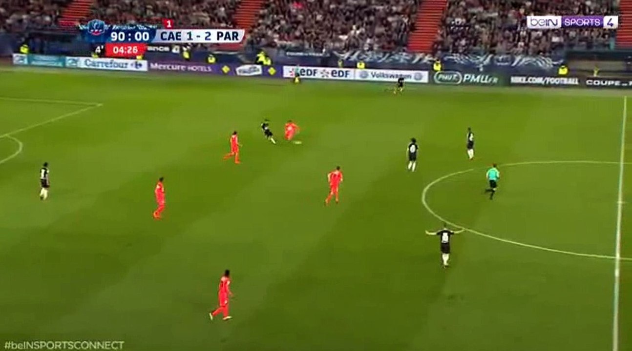 Christopher Nkunku Goal HD -  Caen	1-3	Paris SG  18.04.2018