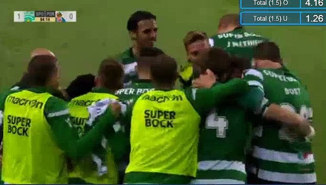 Sebastian Coates amazing Goal HD Sporting CP 1-0 FC Porto