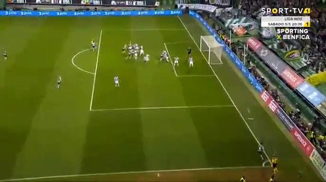 Sebastian Coates Goal HD - Sporting	1-0	FC Porto 18.04.2018