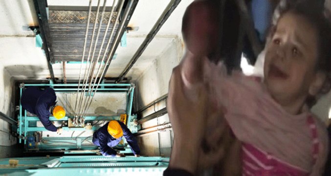 Bozuk Asansör Kapısına Eli Sıkışan Minik Kızın İki Parmağı Koptu