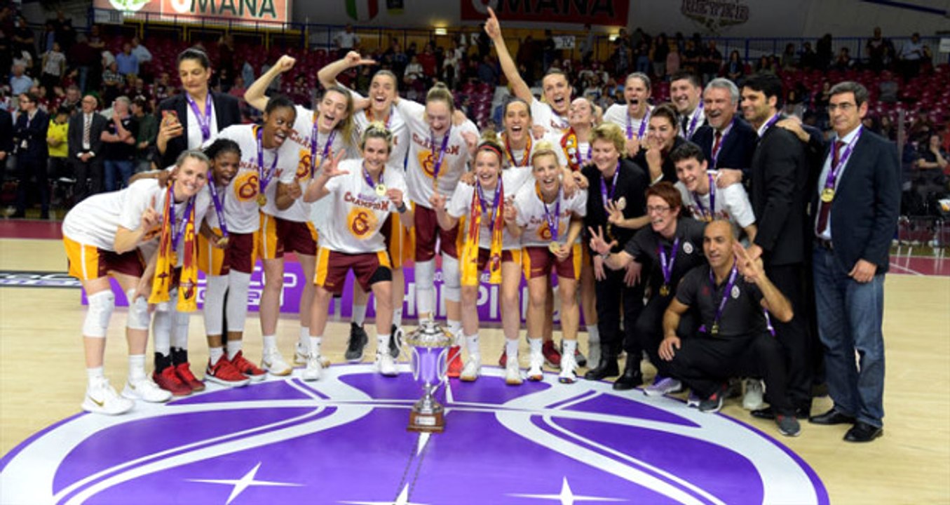 Galatasaray Kadın Basketbol Takımı Eurocup'ta Şampiyon Oldu