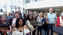 Wethouder Hamerslag opent expositie examenleerlingen Ring van Putten / Spijkenisse 2018