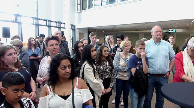 Wethouder Hamerslag opent expositie examenleerlingen Ring van Putten / Spijkenisse 2018