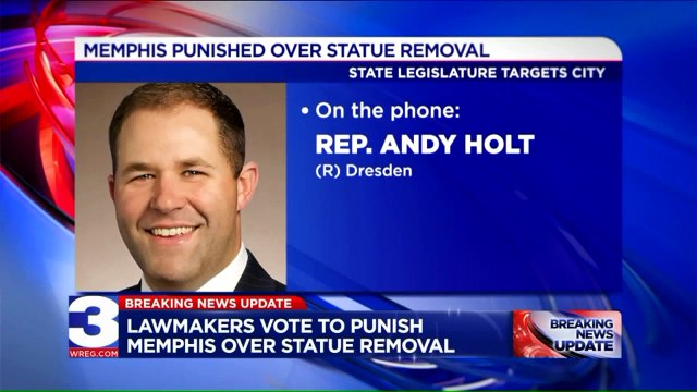 Tennessee Lawmakers Punish City of Memphis for Removing Confederate Statues