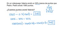 Ejemplos de problemas de porcentajes | Khan Academy en Español