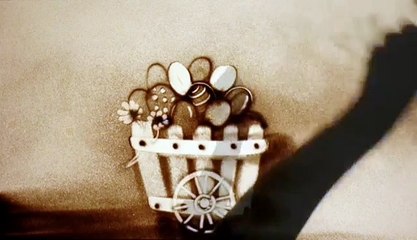 Mira que bonito dibujo con las manos (comparte)