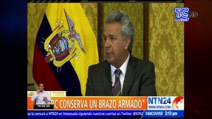 Presidente Moreno expresó que investigará nexos de Correa con las FARC