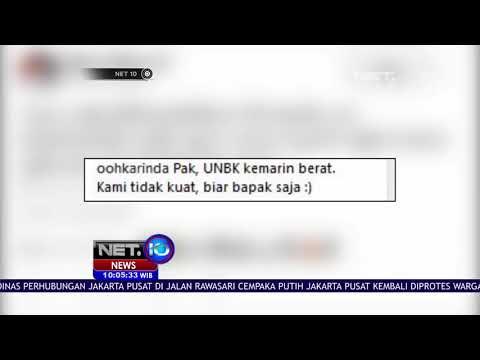 Curhat Soal UNBK Di Medsos -NET10