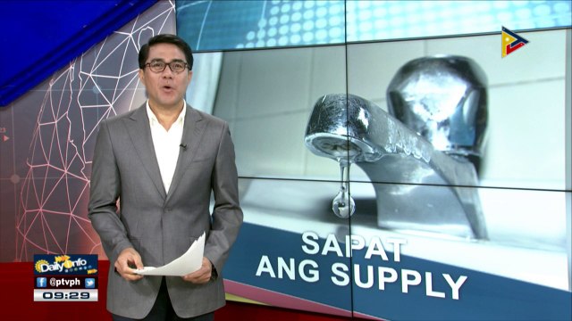 MWSS, tiniyak na sapat ang supply ng tubig