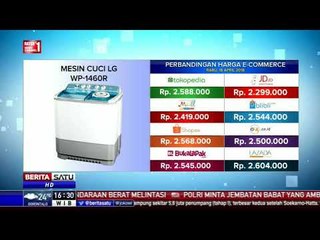 Perbandingan Harga e-Commerce: Mesin Cuci LG WP-1460R