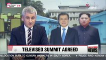 Two Koreas agree to broadcast live parts of 2018 Inter-Korean Summit next week
