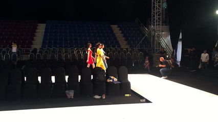 Bộ ba hoa hậu hoàn vũ Việt Nam diễn tập trước giờ G VIFW 2018