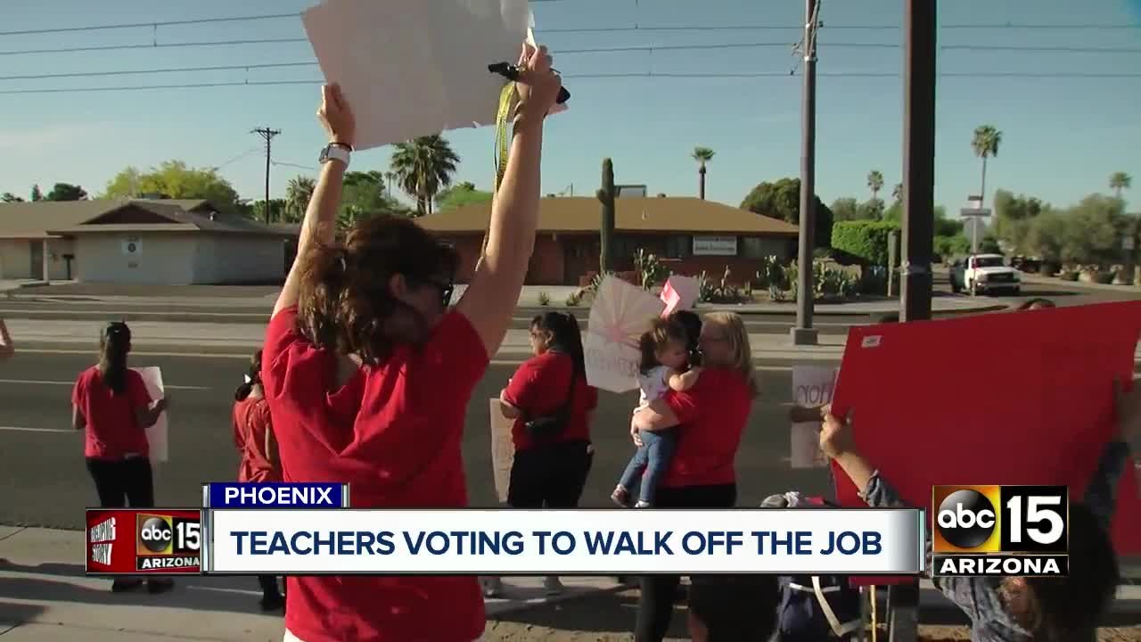 Valley school districts preparing contingency plans ahead of teacher strike vote