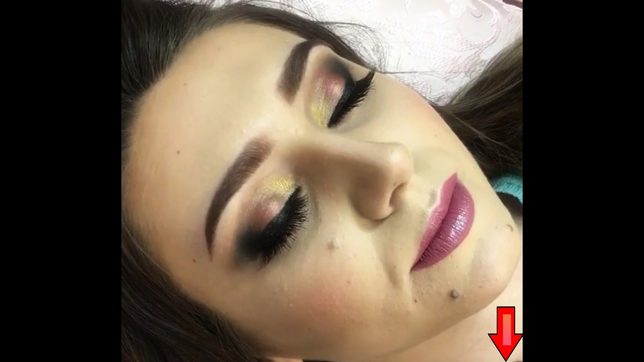Fashion Girl maquillage yeux visage vidéo