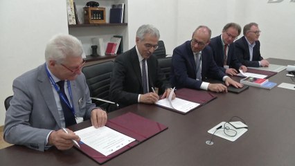 Firma a Roma sul progetto di interramento dei binari della ferrovia a Trento