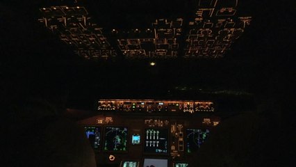 Tel Aviv -  Baku, flight B-747-8  ( 4K )