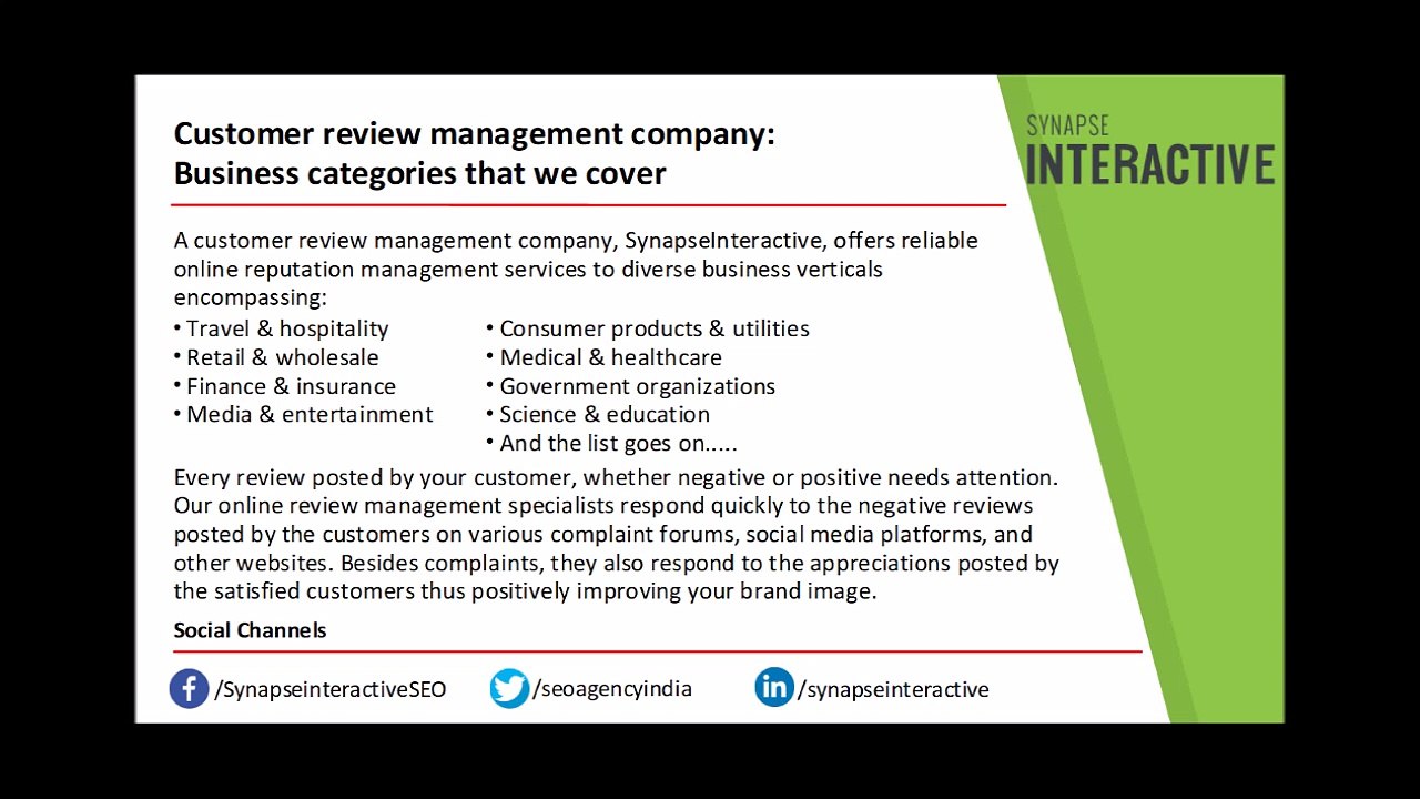 Customer review management services: Protect your brand & business