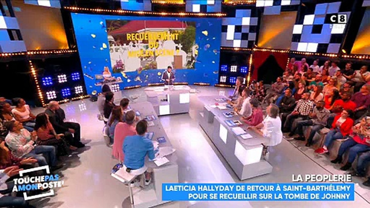 Laeticia sur la tombe de Johnny : Une mise en scène ? Les chroniqueurs de TPMP s'agacent - Regardez