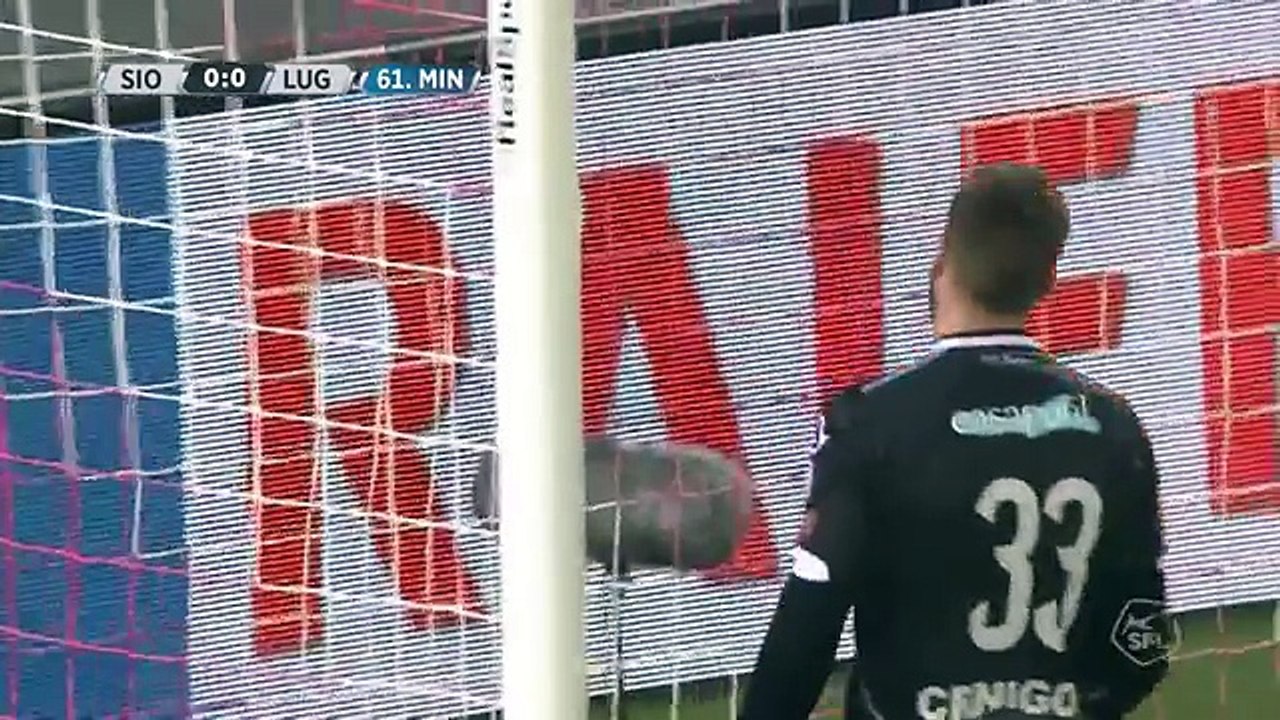 Sion 0:1 Lugano (Switzerland. Super League. 18 April 2018)